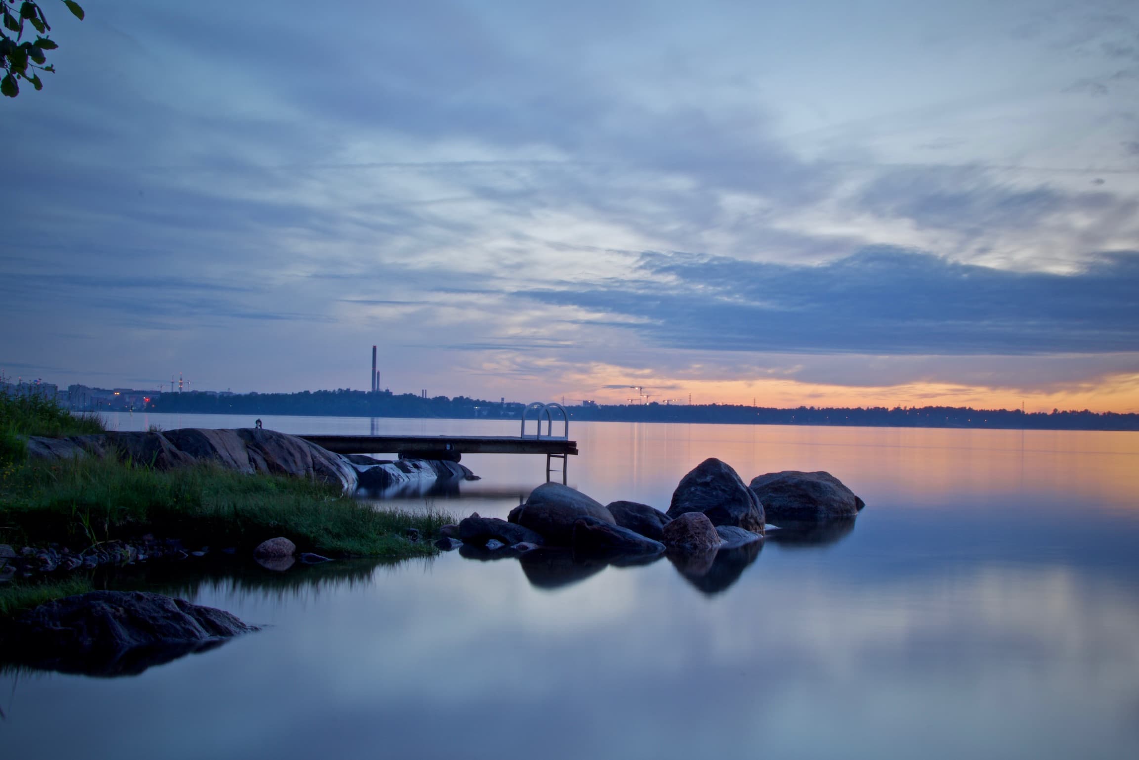 Saunasaari at dusk